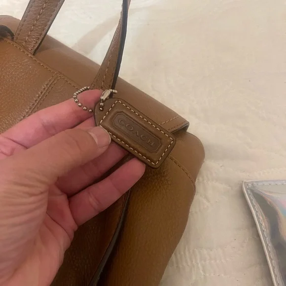 Coach Brown Leather Backpack - Picture 3 of 8